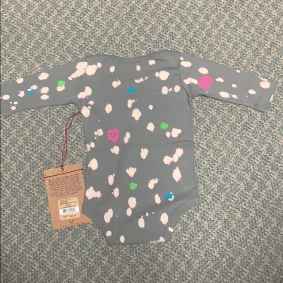True Religion Baby Splatter Paint Onsie - Picture 5 of 8